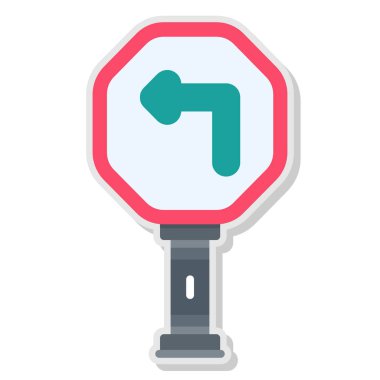 Trafik ışığı simgesi vektör çizim logosu