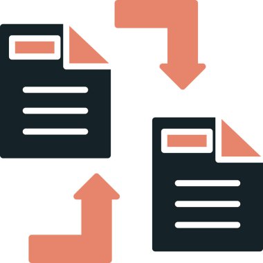 veri depolama simgesi vektör illüstrasyonu