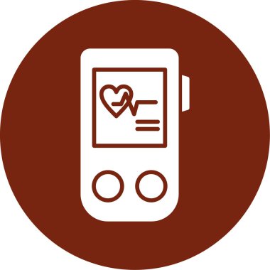 Bir kalp simgesinin vektör illüstrasyonu