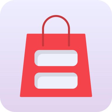 Alışveriş sepeti ikonu vektör illüstrasyonu