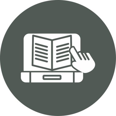 kitap vektörü simgesi modern basit illüstrasyon