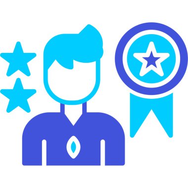 yıldız simgesi, vektör illüstrasyonu, tasarım