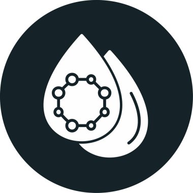 Bir benzin istasyonu simgesinin vektör illüstrasyonu