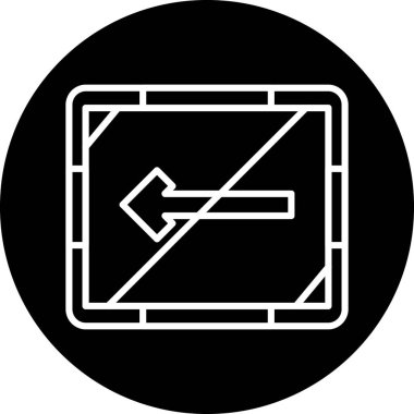 ok simgesinin vektör illüstrasyonu