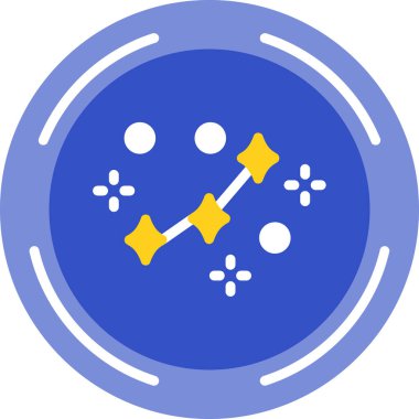 Pusula. Web simgesi basit illüstrasyon