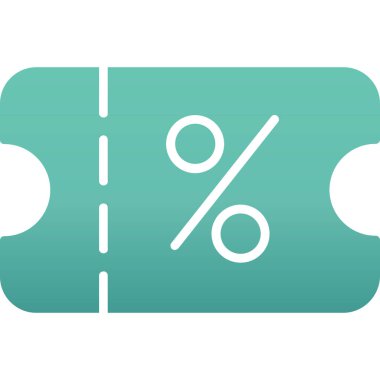 indirimli etiket simgesi, basit illüstrasyon.