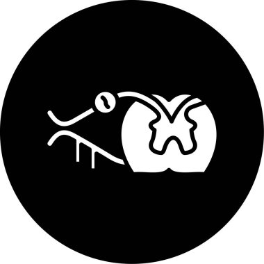 Bir Cadılar Bayramı simgesinin vektör illüstrasyonu