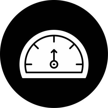 Performans web simgesi basit vektör illüstrasyonu