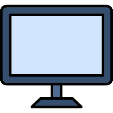 ekran simgesi vektör tasarımını izle