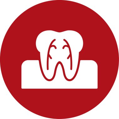 Dişçi. Web simgesi basit illüstrasyon