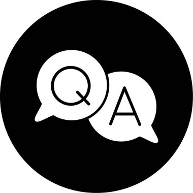 Konuşma balonu simgesinin illüstrasyon simge tasarım