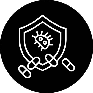 Koruma simgesi vektör illüstrasyonu