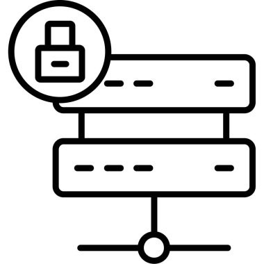 ağ veri simgesi, vektör illüstrasyonu