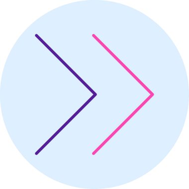 ok simgesinin vektör illüstrasyonu