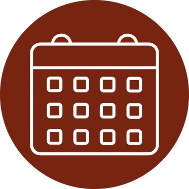 olay takvimi vektör illüstrasyonu