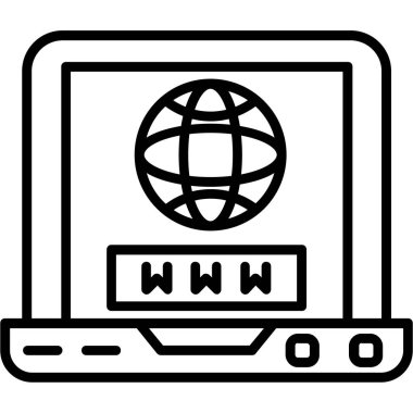 Web sunucu simgesi. beyaz arkaplanda izole edilmiş web tasarımı için sunucu sunucu sunucusu simgesi