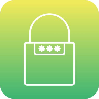 vektör parola simgesi