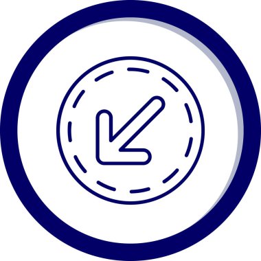 pusula simgesi, vektör illüstrasyonu