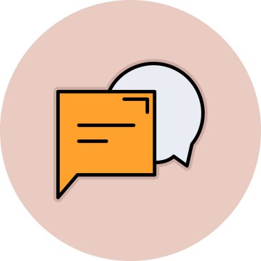 konuşma kabarcığı işaret simgesi tasarımı