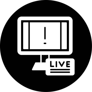 canlı haber simgesi tasarımı