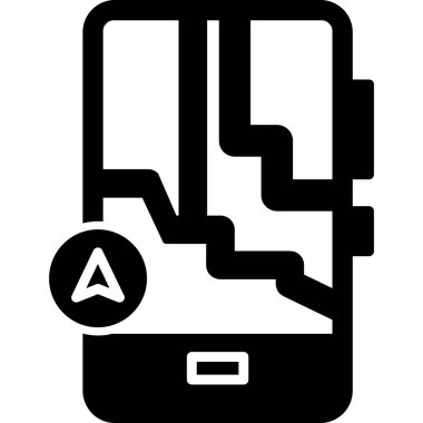 Smartphone Simgesi, vektör illüstrasyonu