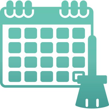 Takvim simgesi, vektör illüstrasyonu basit tasarım