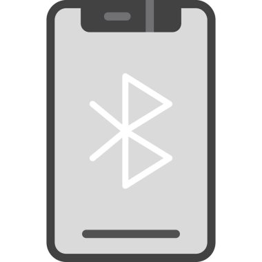 Bluetooth simgesi vektör çizim