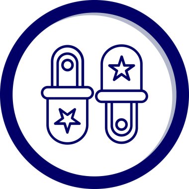 İlaç ikonu. Basit resimleme