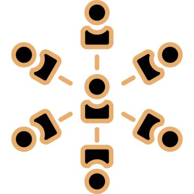 bağlantı bağlantı simgesi ana hat biçiminde