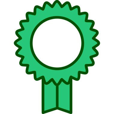 Rozet. Web simgesi basit illüstrasyon