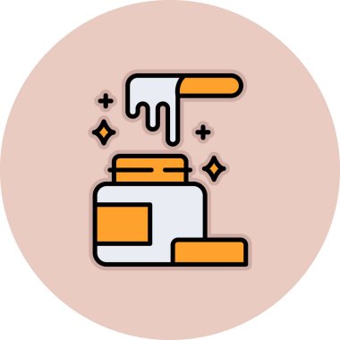 Çizgi film simgesinin vektör çizimi