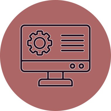 seo modern simgesinin vektör illüstrasyonu