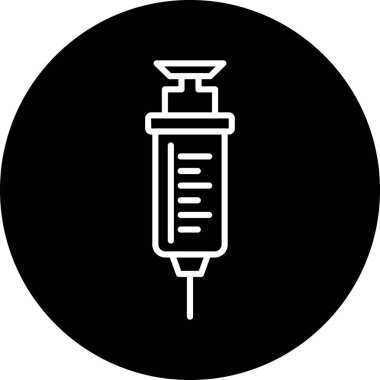 Şırınganın vektör çizimi