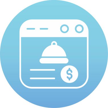 Gıda simgesinin vektör illüstrasyonu