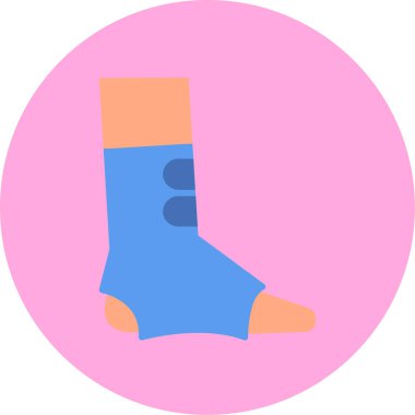 Çorap. Web simgesi basit illüstrasyon