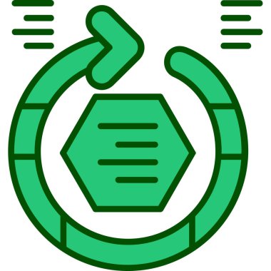 enerji tasarrufu eko simgesi - ana hatlar biçimi