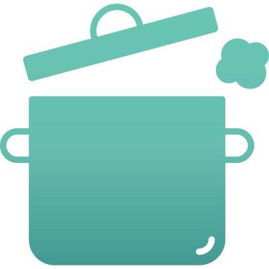 Yeşil kutu simgesinin vektör illüstrasyonu