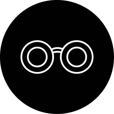 gözlük simgesi vektör illüstrasyonu