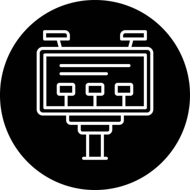 bilgisayar simgesi vektör illüstrasyonu