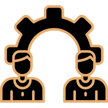 Teçhizat Web simgesi basit illüstrasyon