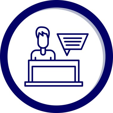 Dizüstü bilgisayar simgesi vektör çizimi