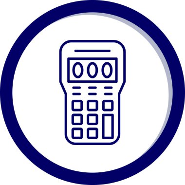 Telefon simgesinin vektör illüstrasyonu