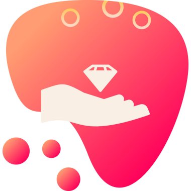 et simgesi ve vektör illüstrasyonu beyaz arkaplanda izole edildi