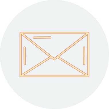 Posta simgesinin vektör illüstrasyonu