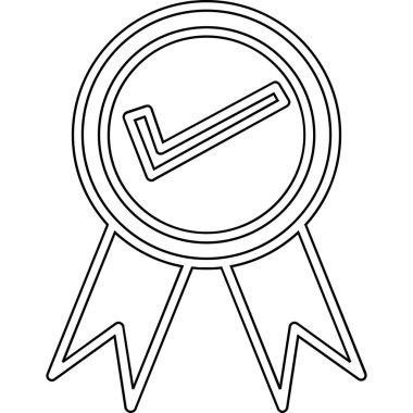 ödül madalya vektör simgesi kolayca düzenleyebilirsiniz