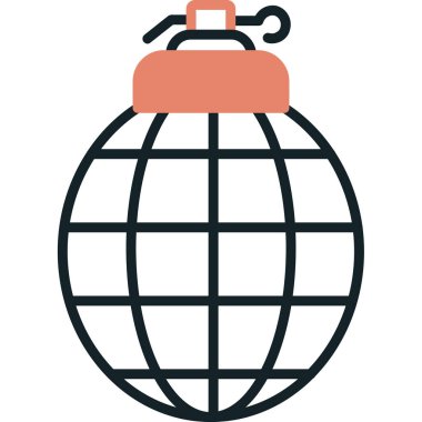 Bomba. Web simgesi basit illüstrasyon