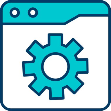 Ayarlar. Web simgesi basit tasarım