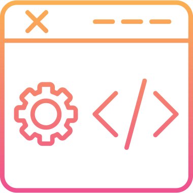 tarayıcı kodlama geliştirme simgesi