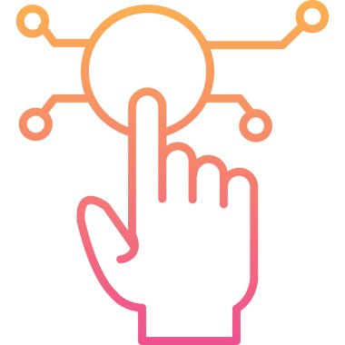 parmak dokunun simgesi