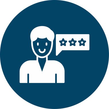 Geribildirim simgesi, düzenlenebilir vektör illüstrasyonu